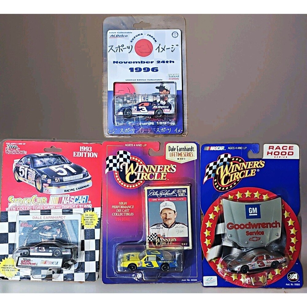 Lot Of 4 NASCAR Dale Earnhardt #3 Monte Carlo 1:64 Diecast Cars. Collectable